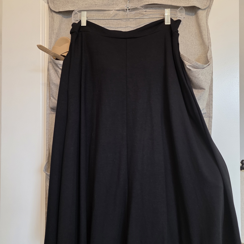 Black Soft Cotton Women's Skirt